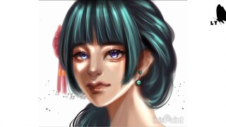 Speedpaint  Fanart Maomao by illyy