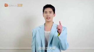 Yang Yang as 'Firefighter Chief Song Yan' sends Chinese new year greetings💙