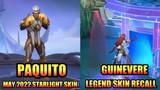 May 2022 Starlight Skin & Guinvere Legend Skin Recall Effects + Other Skins Leaked | MLBB