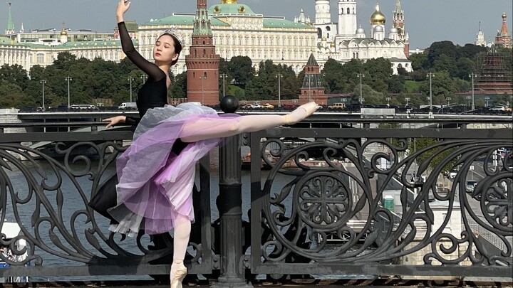Russian mixed-race ballet girl | Walking into Moscow on tiptoe [as graceful as a startled swan, as g