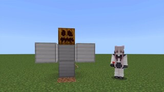 Witness history! The latest Red Rock technology, the first mobile iron golem on the Internet!