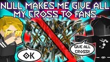 NULL MAKES ME GIVE ALL MY CROSS TO FANS (VERY SAD) || BLOCKMANGO TRAINERS ARENA