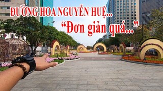 Có gì ở Đường hoa Nguyễn Huệ  Sài Gòn trước ngày khai mạc Tết Tân Sửu 2021