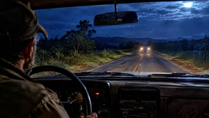 PENSEI QUE ERA FAROL DE CARRO MAS ERA 2 PESSOAS FUGINDO DE LOBISOMEM
