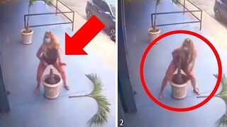 40 WEIRDEST THINGS EVER CAUGHT ON SECURITY CAMERAS & CCTV!