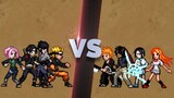 BLEACH VS Naruto! Tim Naruto 7 VS BLEACH Living Four! [mugen]