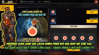 FREE FIRE | BẤT NGỜ GÀ RÁN CHƠI LỚN QUÁ - HƯỚNG DẪN ANH EM KIẾM FREE ĐỒ MA BÚP BÊ CHẾ TÁC QUAY LẠI