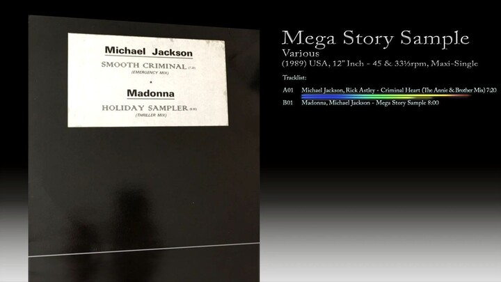 Mega Story Sample (1989) Various [12' Inch - 45 & 33⅓ RPM - Maxi-Single - Unofficial Release]