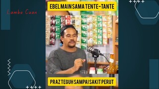 Praz teguh sampai sakit perut ketawa gara gara ebel cobra🤣 #pwk #prazteguh #komedi #trending
