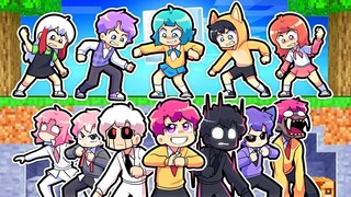 HIHA AUT THỬ THÁCH 24H CHẠY THOÁT KHỎI LÀNG SINH TỐ TRONG MINECRAFT*HIHA AUT MAN HUNT 🤣