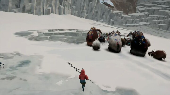 The moment the cow fell into the ice hole, I lost my composure.