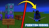 Phantom Riding in Minecraft using Command Blocks