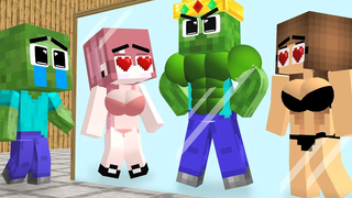 Monster School Baby Zombie Rescue Brother จาก Evil Because Kind - เรื่องเศร้า - Minecraft Animation