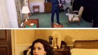 The feeling of being completely immersed is when you completely ignore that rope behind you.