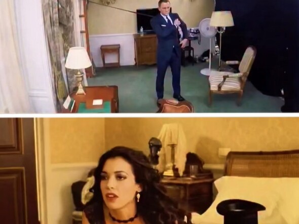 Perasaan seperti benar-benar berada di lokasi adalah mengabaikan tali di belakang itu.