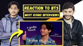 BTS Most Ionic Interviews-Reaction || Reaction To BTS || BTS Funny Moments @ReactionWaleyMunde