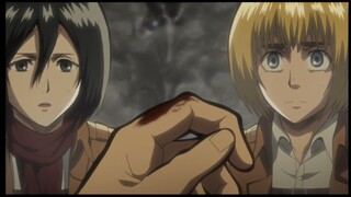 The first season talked about the final fate of Eren Mikasa Amin.