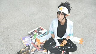 Cool cosplay youngster