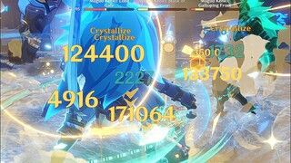 C6 Plunge Noelle Vs Triple Maguu Kenki | Genshin Impact
