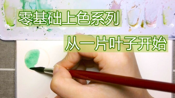 【Nhập môn màu nước】Hướng dẫn tô màu toàn bộ quá trình, giáo trình nhập môn cho người mới (phần 1)
