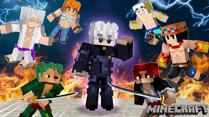 One Piece ปะทะ Jujutsu Kaisen ใครจะชนะกันแน่! โครตโกง? | Minecraft สังเวียนอนิเมะ