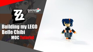 LEGO Zenless Zone Zero Belle Chibi MOC Tutorial | Somchai Ud