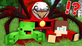 Who PULLED JJ and Mikey Under The CHOO CHOO CHARLES in Minecraft - Maizen Nico Cash Smirky Cloudy