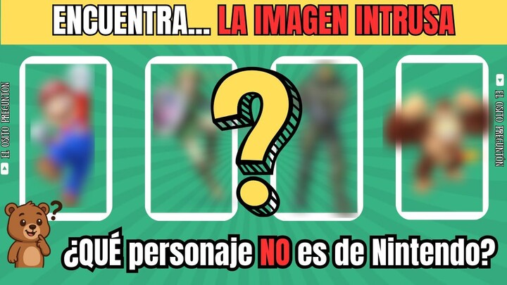 ¿Qué Imagen es la INTRUSA? Vol.2 🔍 Reta tu mente con 20 preguntas divertidas 🧠🐻