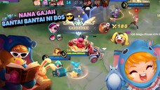 DI BANTAI NANA GAJAH, MUSUH DAPET COKLAT SEMUA !! 🤣 || MOBILE LEGENDS