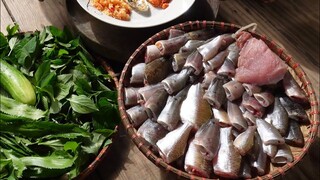 Bún chả cá sặc. Đi chài hết nửa ngày - Bin Đen Miền Tây # 237