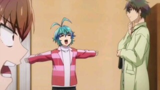 The male protagonist is a straight man. He doesn't comment on the girl's changing clothes but praise