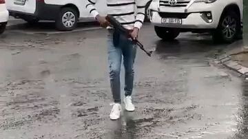 Playing with fire arms