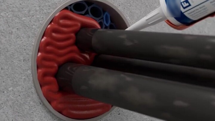 Standard pipeline sealing, this animation is done perfectly, it is not as simple as just pasting it 