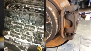 The outrageous fault encountered by the auto mechanic, the customer said that the chassis made a chi