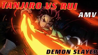 DEMON SLAYER : TANJIRO VS RUI [AMV]