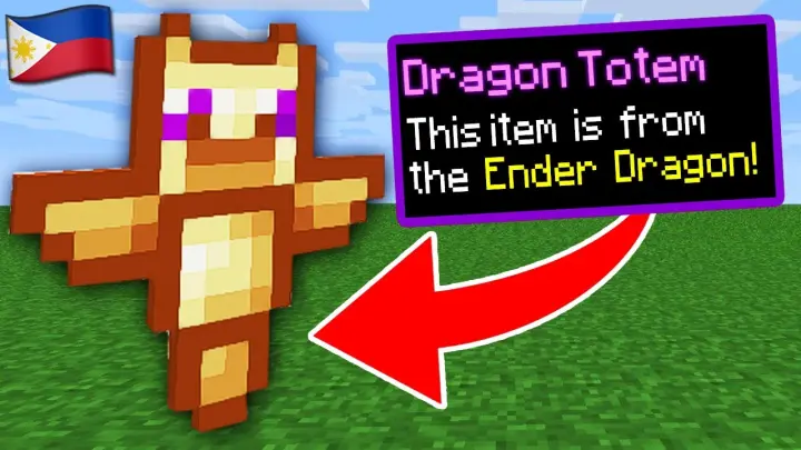 Minecraft, But There Are Custom TOTEMS... (Tagalog)