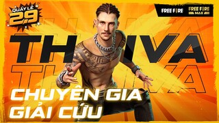 Tâm Điểm Nhân Vật Thiva - Chuyên Gia Giải Cứu | Garena Free Fire