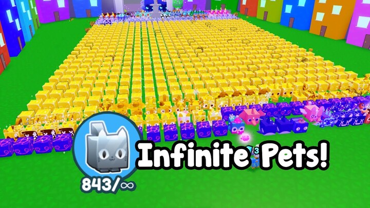 I Bought Infinite Pets Equipped And This Happened! - Pet Simulator X Roblox