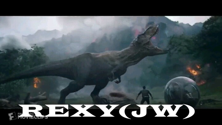 Spinosaurus(BBC) vs Rexy(JW)