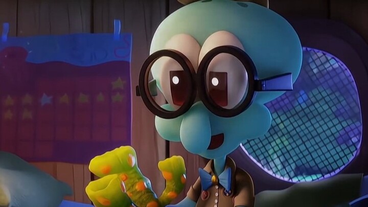 Squidward just hates you, not that he doesn't love you!!
