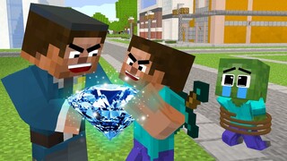 Monster School : Good Poor Zombie and Police Misunderstood - Full Sad Story - Minecraft Animation