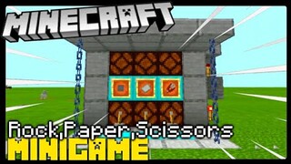 Minecraft: Rock,Paper,Scissors MINIGAME! [TUTORIAL] MCPE, Xbox, Windows10, PS4