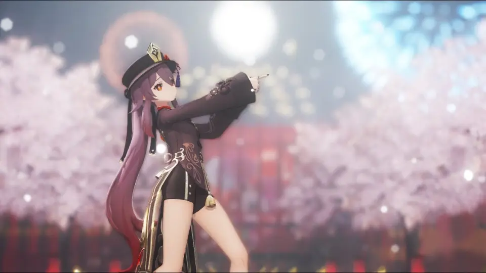 4k Genshin Impact Mmd Hutao Senbonzakura 千本桜 Bilibili