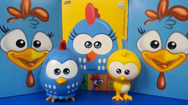 Caixas Surpresa Galinha Pintadinha Com Pintinho Amarelinho e Borboletinha