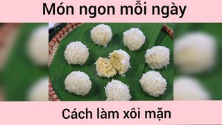 Cách làm xôi mặn