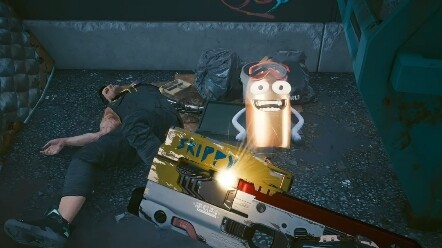 Cyberpunk 2077 juga jago banget bikin kesal dengan pistolnya ini