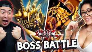 HAMON vs RA in this DIVINE BOSS BATTLE! Gods vs Sacred Beasts in Yu-Gi-Oh Master Duel