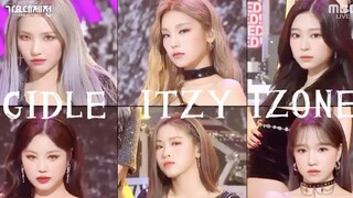 การแสดงร่วมกันของ IZONE, ITZY และ (G)I-DLE ในเพลง "Reflection" ช่างสวยงามเหลือเกิน!
