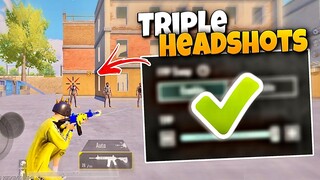 Triple Headshots 🔥 (Tips & Tricks) ✅ | PUBG MOBILE / BGMI