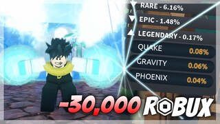 I Spent $30,000+ Robux Trying To Get Legendary Fruits On This One Piece Roblox Game...
